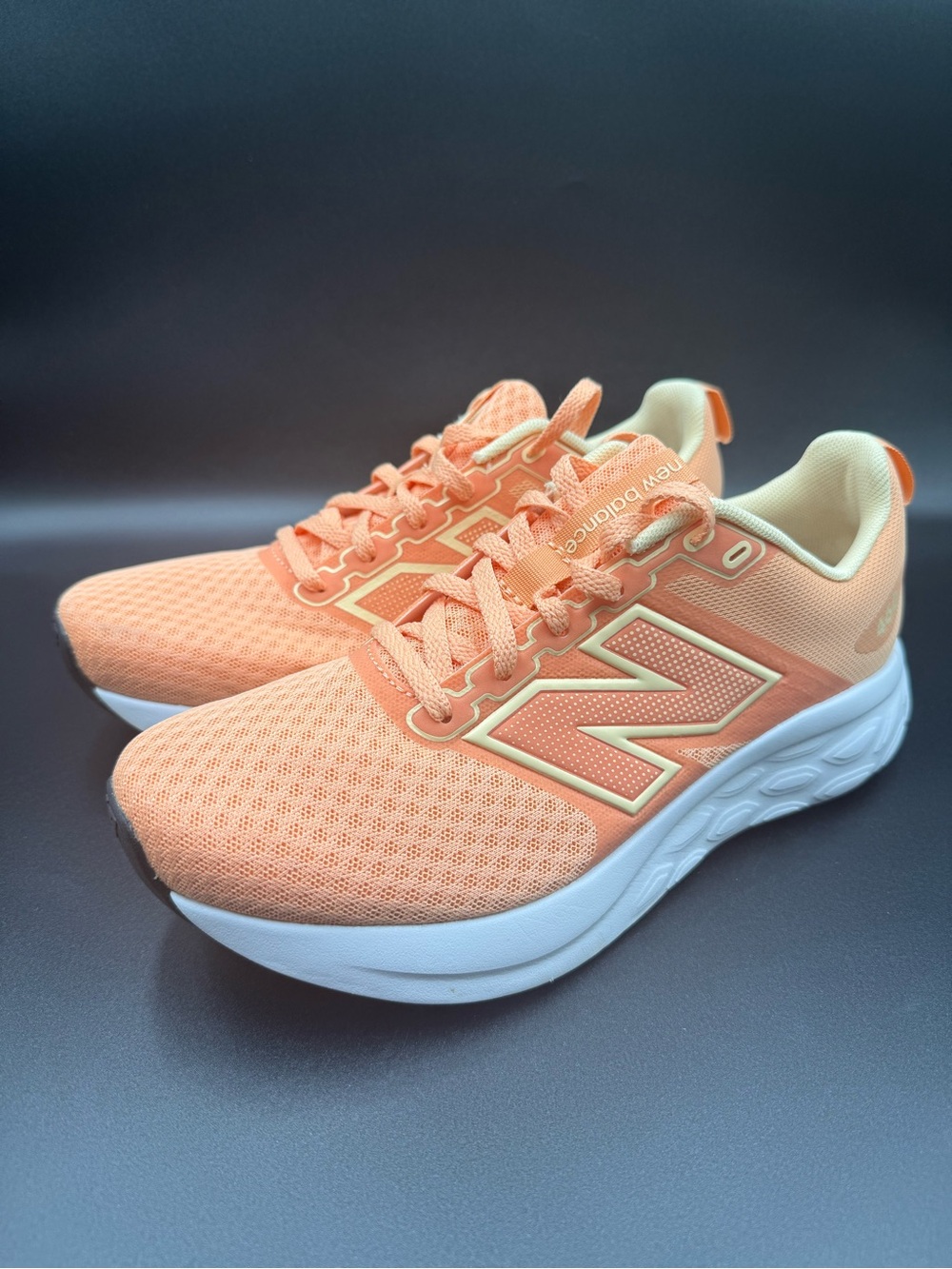 New Balance Women's Peach/Light Cream Running Shoes
